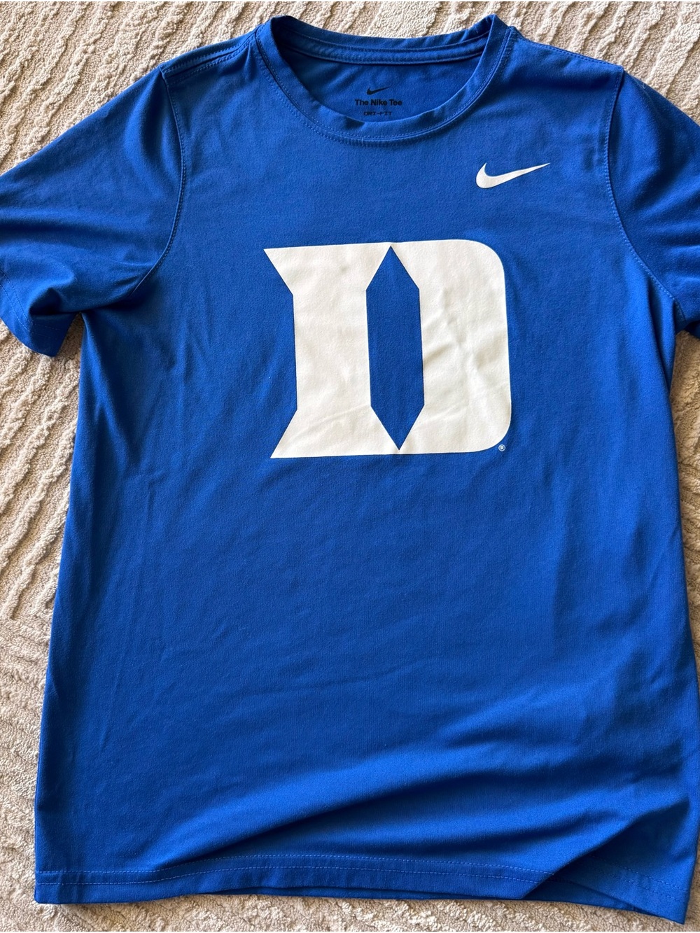 Nike Blue Duke D Logo sz Lg youth